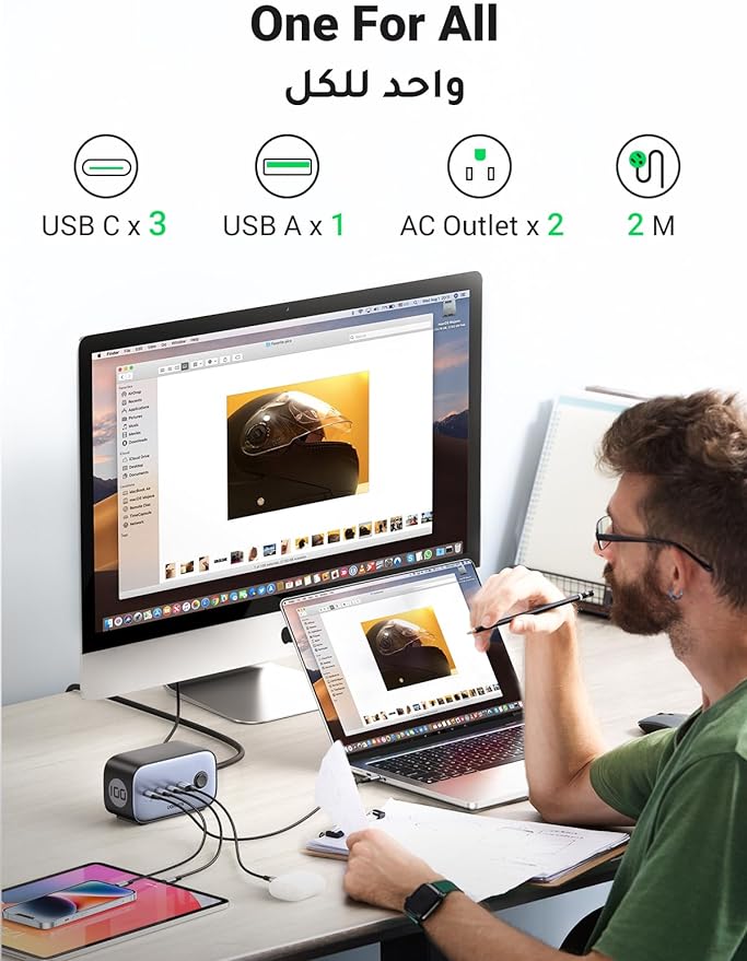 UGREEN 100W Power Strip USB C Charger, (Copy)